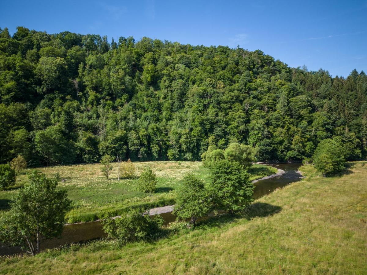 Bills Lodge, le plaisir de la rivière à 2 minutes du centre! La-Roche-en-Ardenne Exterior foto